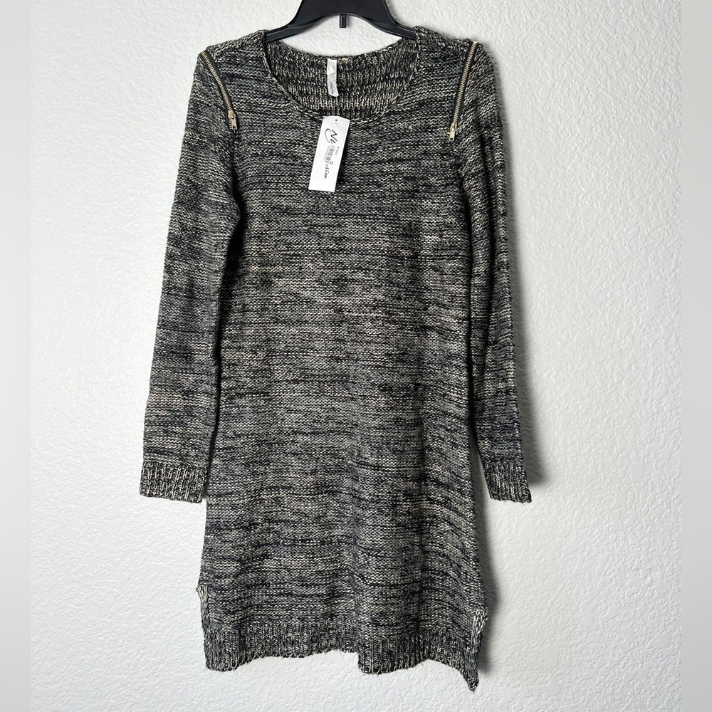 NWT NY Collection Long Sleeve Knit Mini dress